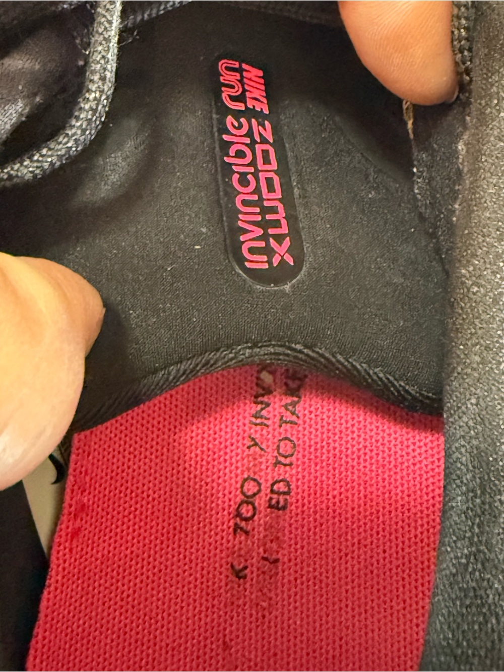 Nike ZoomX Invincible Run Flyknit FK Volt Mango Black, SIZE 8.5 US - Picture 7 of 10